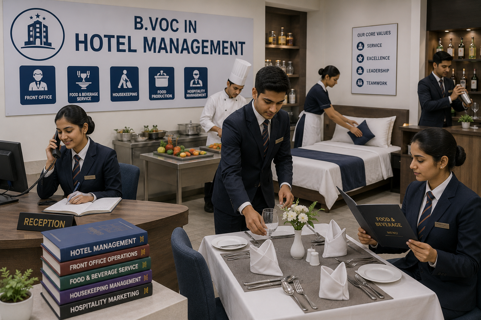 BVoc in Hotel Management.